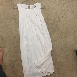Loft white linen dress